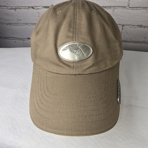 CONNOR Tan Baseball Cap with Silver Emblem - Picture 1 of 6